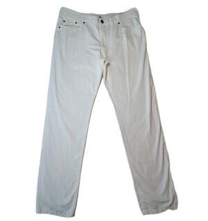 Atelier Gardeur Nevio-8 Regular Fit White Pants Cotton Stretch W35 L33